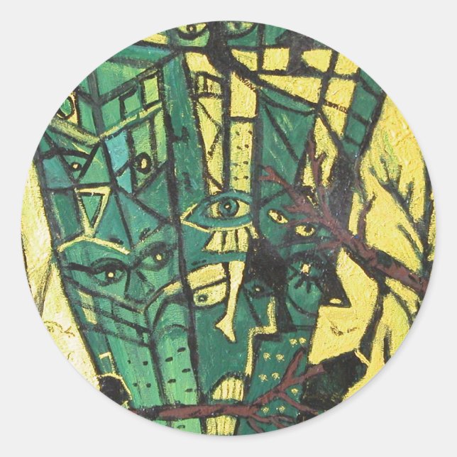 PEGATINA REDONDA COMIDAS FORESTALES (Anverso)