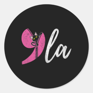 Pegatina Redonda Comma La Kamala Harris 2024 Política Presidencial