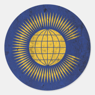Pegatina Redonda Commonwealth