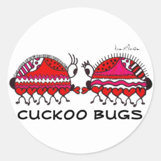 PEGATINA REDONDA COMO BROTES DE CUCKOO