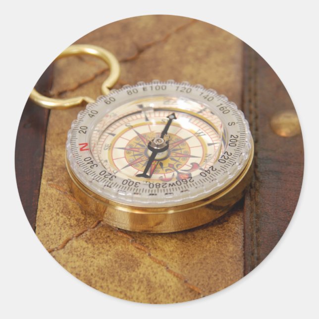 Pegatina Redonda Compass040309 (Anverso)
