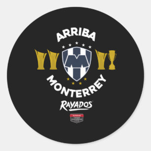 Pegatina Redonda Concacaf Champions League Monterrey
