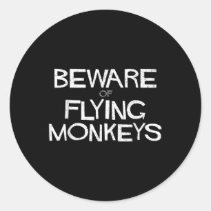 Pegatina Redonda Conciencia De Sobrevivientes Narcisistas, Cuidado 