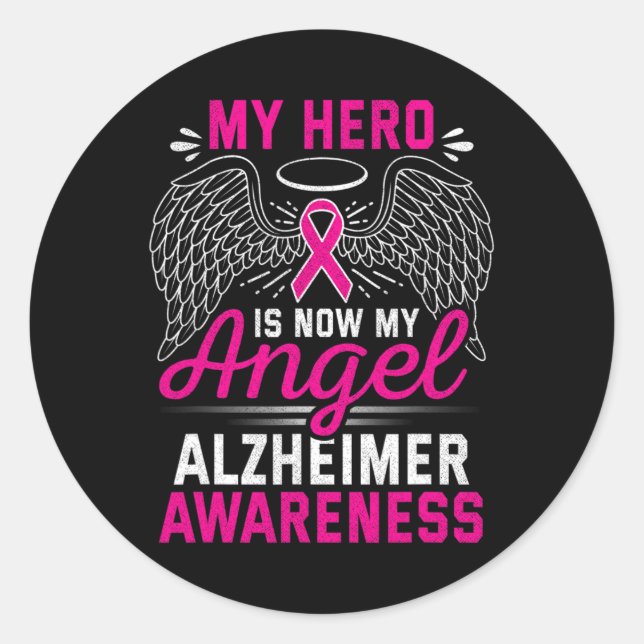 Pegatina Redonda Conciencia Dementia Care (Anverso)