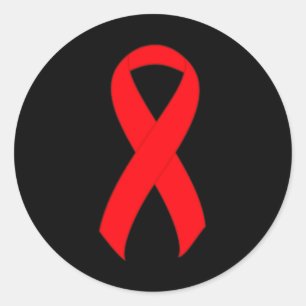 Pegatina Redonda Conciencia Enfermedad cardíaca Mieloma múltiple Sa