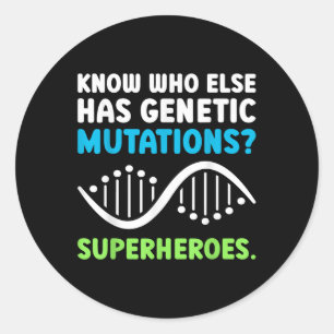 Pegatina Redonda Conciencia sobre enfermedades raras Orgullosa Rara