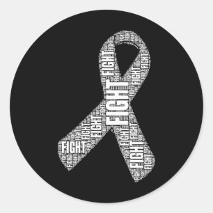 Pegatina Redonda Conciencia sobre la epilepsia Noviembre lucha cont