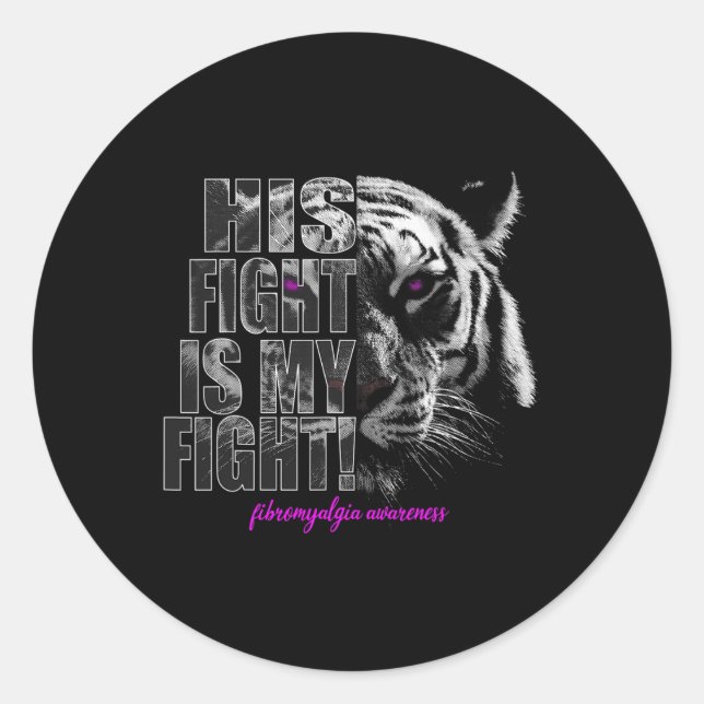 Pegatina Redonda Conciencia Su Lucha Es Mi Lucha 1 (Anverso)