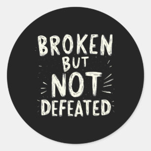 Pegatina Redonda Conciencia suicida Depresión Ansiedad Salud mental