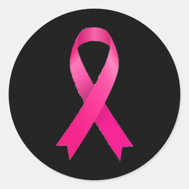 Pegatina Redonda Concienciación general sobre el cáncer Día mundial (Anverso)