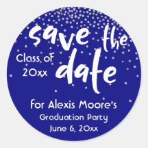 Confeti plateado sobre la marina, ahorro moderno l