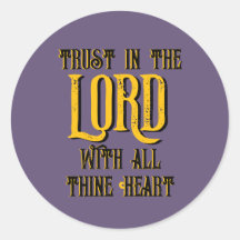 Confiar en el SEÑOR con todo tu Corazón Púrpura