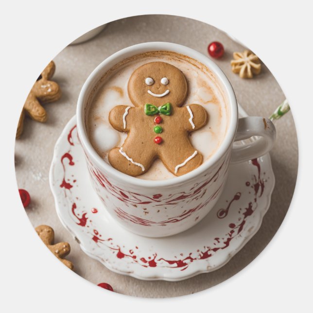 Pegatina Redonda Confort y alegría (Anverso)