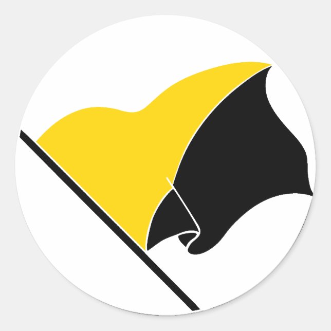 Pegatina Redonda Conjunto de Pegatinas del capitalismo de Anarcho (Anverso)