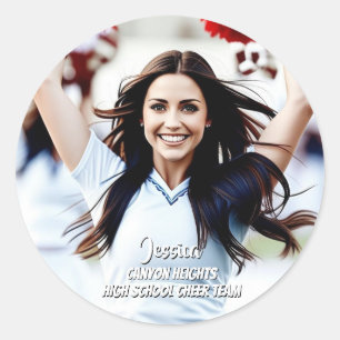 Pegatina Redonda Conjunto de Stickers Personalizados para Jugadores