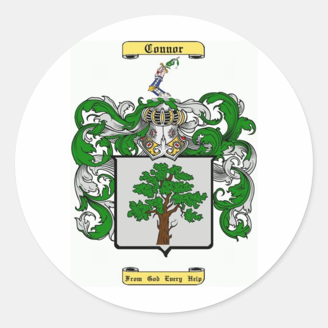 Pegatina Redonda connor (Anverso)