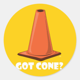 Pegatina Redonda CONO CONSEGUIDO 1t