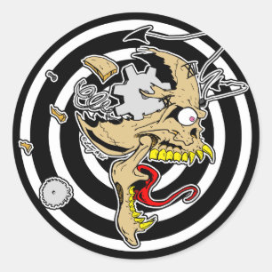 Pegatina Redonda Conseguí el tiempo