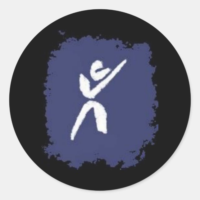 Pegatina Redonda Consejo para el Humanismo Secular (Anverso)