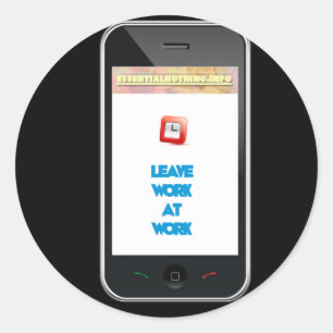 Pegatina Redonda Consejos para smartphone