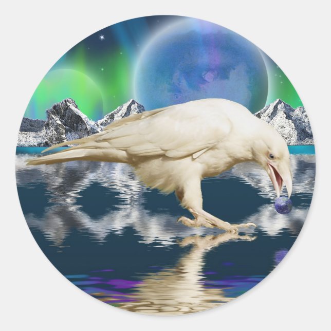 Pegatina Redonda CONSERVACIÓN DE LA Serie MUNDIAL (Anverso)