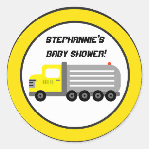 Pegatina Redonda Construcción de Pegatinas de 20 a 1.5"