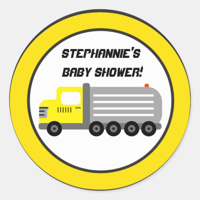 Pegatina Redonda Construcción de Pegatinas de 20 a 1.5" (Anverso)