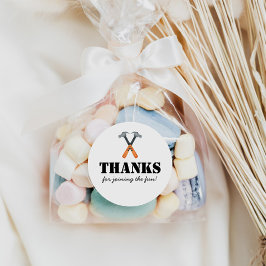 Pegatina Redonda Constructor de niños