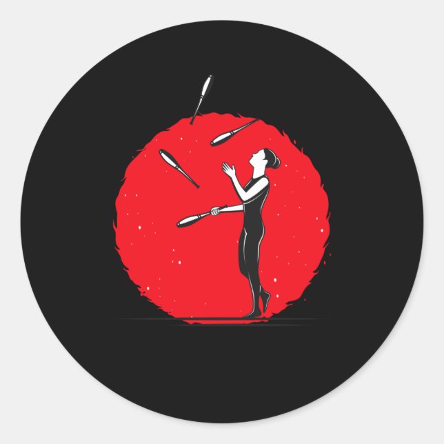 Pegatina Redonda Contrabando contrabando de contrabandistas de arti (Anverso)