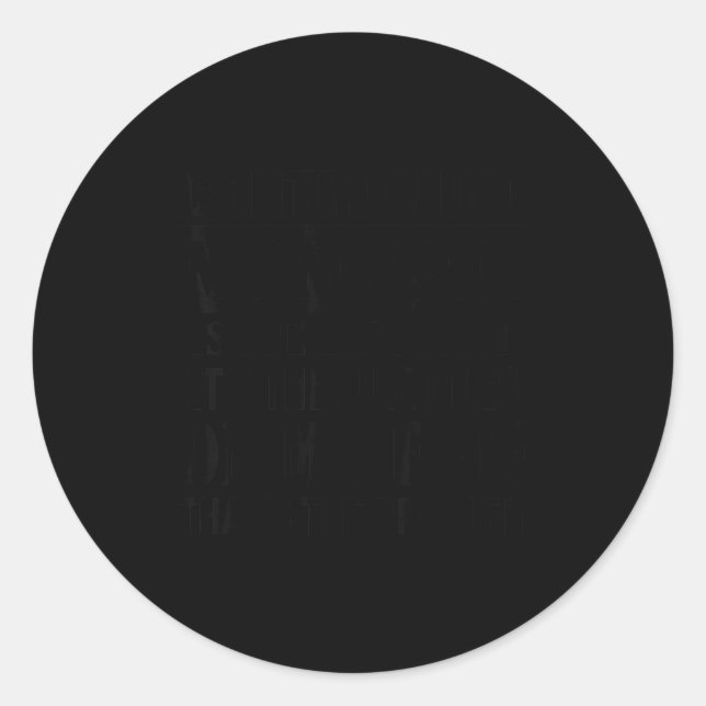 Pegatina Redonda Controlling My Mouth Is The Easy Part It's The Sub (Anverso)