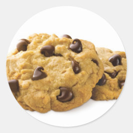Pegatina Redonda Cookie Chocolate