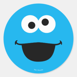 Pegatina Redonda Cookie Face Art