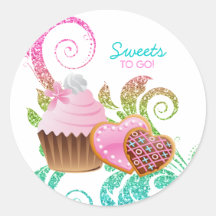 Cookies Cupcake Bakery Cute Swirl purpurina modern