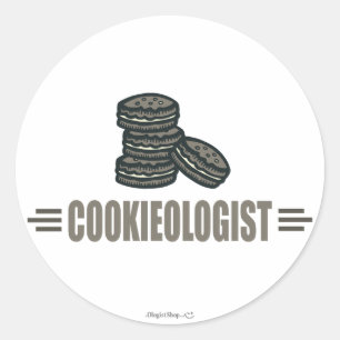 Pegatina Redonda Cookies divertidas