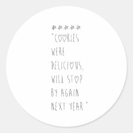 Pegatina Redonda Cookies were delicious