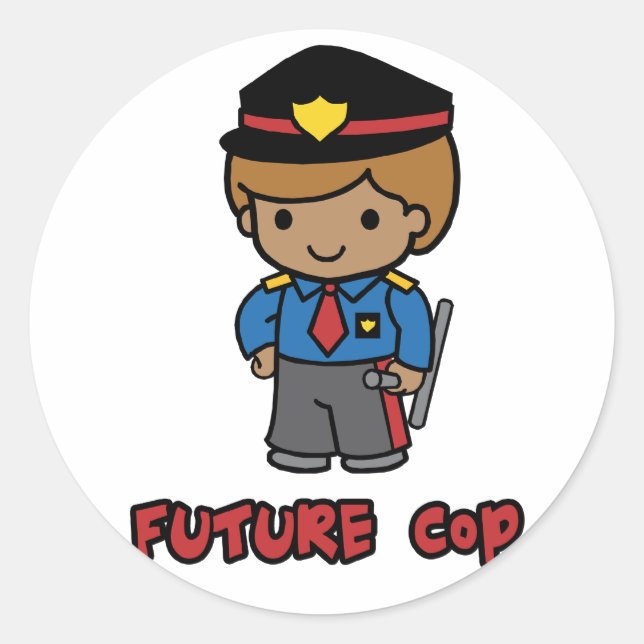 Pegatina Redonda Cop (Anverso)