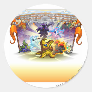 Pegatina Redonda Copa Altador 2010