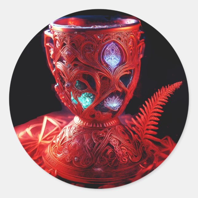 Pegatina Redonda Copa Lycurgus (Anverso)