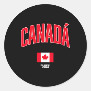 Pegatina Redonda Copa Mundial de la FIFA 2026 Canadá _2