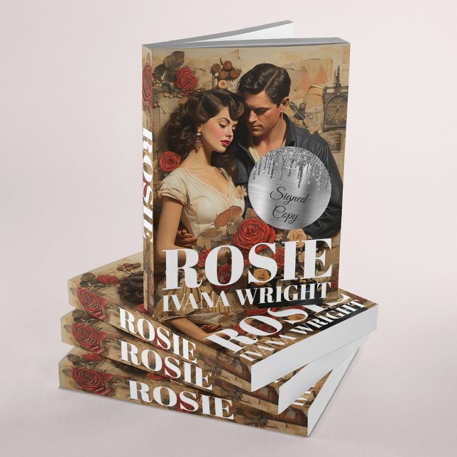 Pegatina Redonda Copia firmada del Relieve metalizado de  de Plata  (Signed Copy Classic Round Stickers)