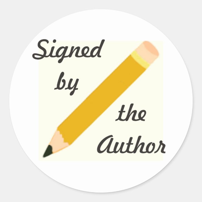 Pegatina Redonda Copia firmada - Pegatinas redondos (#54) (Anverso)