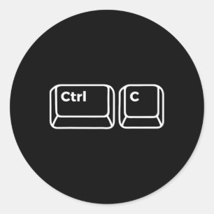 Pegatina Redonda Copiar Y Pegar La Camisa De Papá Que Coincide Con 