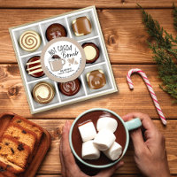 Corazones de cerdo de cocoa caliente marrón