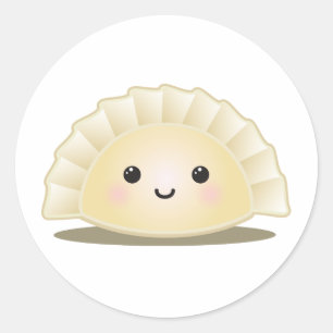 Pegatina Redonda Coreano lindo Mandu