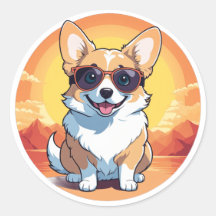 Corgi sonriente