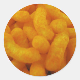 Pegatina Redonda Corn Curls