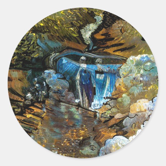 PEGATINA REDONDA CORRIENTE CACHORREO (Anverso)