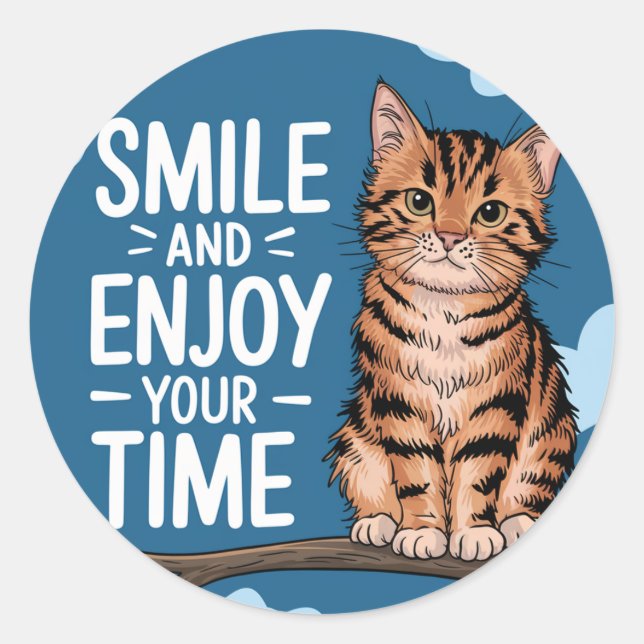 Pegatina Redonda Cortar el amante (Anverso)