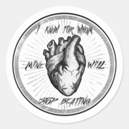 Pegatina Redonda Cortar Open V2