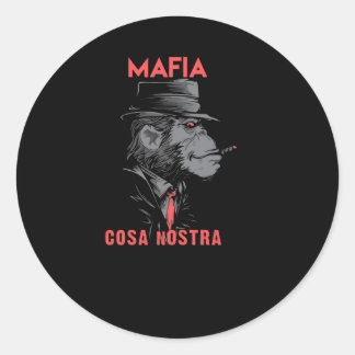 Pegatina Redonda Cosa Nostra